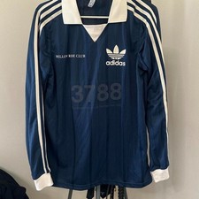 Adidas Vintage Mellow Ride Club Track Top Navy XS picture