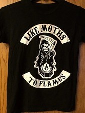 Hot Trend Like Moths To Flames Band Black Shirt Gift For Fan KO087 picture