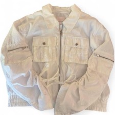 Cinq à Sept - NWT Women's Genevieve Utility Jacket in White - Size Medium picture