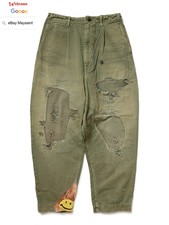 20AW JAPANESE-STYLE HIRATA WORN SMILEY PANTS DISTRESSED CAPITAL TROUSERS picture