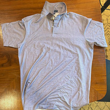 Peter Millar Men’s Blue Geometric Logo Polo Shirt Short Sleeve Collared M picture