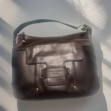 Authentic Kate Spade New York Dark Brown Leather Shoulder Bag picture