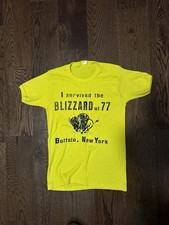 Vintage Blizzard Of 77 Shirt Tshirt very small adult or kids. See sizing picture