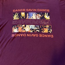 Dance Gavin Dance Afterburner Graphic T-shirt Tultex XL Hot Topic picture