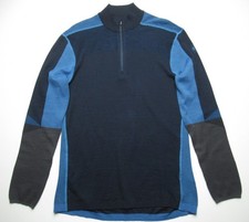 Smartwool $135 Intraknit Merino Wool 200 Pullover 1/4 Zip Mens Large / picture