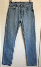 Vintage Levi's 501 XX Jeans Men's 30X36 Button Fly Denim Faded Made in USA 90s picture