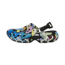 Crocs x BAPE Echo 2 Clog Black Multi Color Unisex Sneakers 212493-001 picture