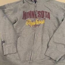 Vintage Minnesota Gophers Jansport Zip Hoodie Grey picture