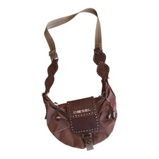 DIESEL Vintage Shoulder Bag Medieval Crescent Moon Boho Chic Avant Garde Archive picture