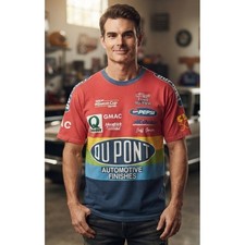 VTG Chase Authentics Jeff Gordon DuPont NASCAR Racing Shirt Men's XL Cotton 1997 picture
