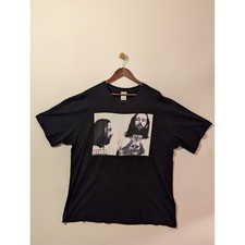 Delta George Carlin Mugshot Graphic Tee Mens 2XL Black Excellent VTG Comedy picture
