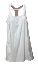 lululemon athletica Racerback Tank Built-In Bra White Size 6 picture