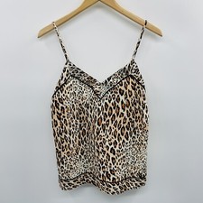 INC International Concepts Womens Medium Cheetah Printed Sleep Camisole Top 790 picture
