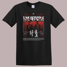 True Detective Noir Crime Drama Men's Black Size S-5XL picture