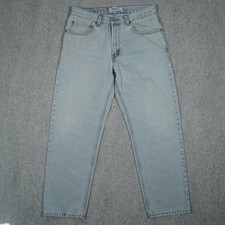 Levi's Men's 550 Relaxed Fit Jeans Light Wash W32 L30 Denim 2004 picture