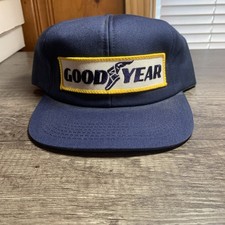 70/80s GOODYEAR Snapback Hat K Products Vintage Great condition Made in USA  picture