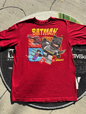 LEGO Batman Red Batman & Joker Graphic Print Adult XL Tee picture