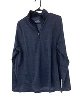 Vineyard Vines Men's Performance Blank Sankaty Quarter Zip Pullover Size M Navy picture