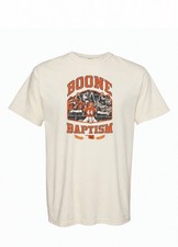 Boone Baptism Football Short Sleeve Cotton Tee picture