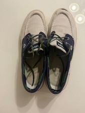 Sperry Men's Top Sider SPERRY GRAY AND BLUE Boat Shoe 12M picture