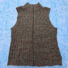 Woolrich Women's Multi-Color Wool Blend Vest Medium picture