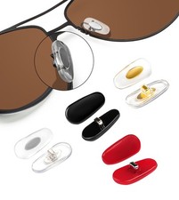 Plug-In Nose Pads Replacement for Ray-Ban Scuderia Ferrari Non-Slip Nose Pieces picture