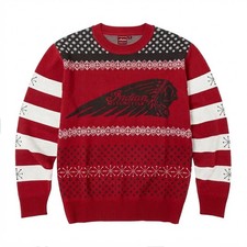 Unisex Indian Motorcycle Headdress Christmas Sweater picture