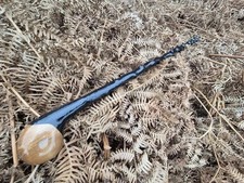 Authentic Irish Blackthorn Walking Stick Wooden Cane Shillelagh Knob Handle picture