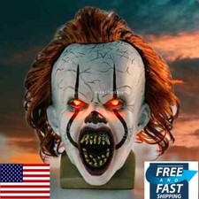 Stephen King's It Chapter Two Pennywise Mask Scary Joker Mask Halloween Cosplay picture