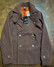 NWT Hot Topic/Our Universe Loki TVA Double-Breasted Pea Coat~Size Small picture