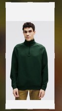 Lululemon Men's Smooth Pacer Quarter Zip Rainforest Green Size Medium picture