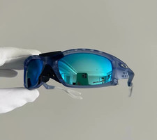 Oakley Plantaris SQ OO9529 Prizm Sunglasses Blue Lens Matte Frames Vintage picture