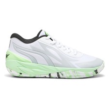 PUMA Mb.02 Lo LamelO Basketball  Mens Green, White Sneakers Athletic Shoes 37940 picture