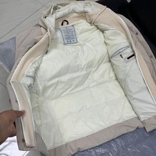 Brunello Cucinelli Men’s Quilted Down Vest Gilet Pink Beige Size L picture