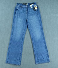Seven7 Illusion Jeans Women's S Blue Pull On Relaxed Denim Look Jean NWT picture