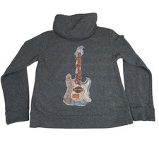 Harley-Davidson Mens Sz S-XS Rock N Roll City Guitar Hoodie Cleveland Ohio picture