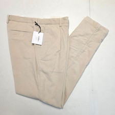 $300 New ATELIER MUNRO Pleated Front CORDUROY Casual Pants Men's 34x32 Beige 34 picture