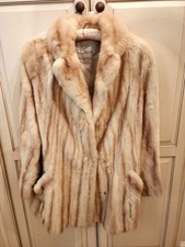 Vintage 80s Palomino Mink Fur Stroller Jacket 29