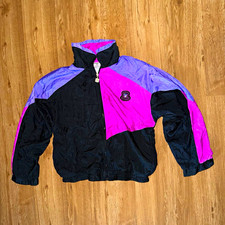 Givenchy Active Unisex Colorblock Nylon Windbreaker Full Zip Pockets Size M picture