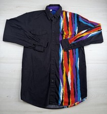 Vtg Roper Western Shirt Aztec Southwest Rodeo Cowboy 80s 90s USA Made Mens LT picture