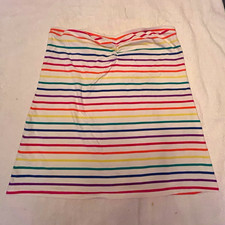 Torrid Size 2 Strapless Tube Top Ruched Striped Stretch rainbow Pride Foxy picture