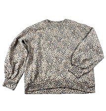 Abercrombie & Fitch Soft A&F Collection Sweatshirt Size Medium Animal Print picture