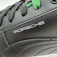 Puma Porsche Legacy Caven 2.0 Shoes Mens Size 11.5 Black Green Turbo Sneakers picture