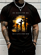 Christian Bible Verse - Jesus Died For Me T-Shirt Women's Men Graphic picture