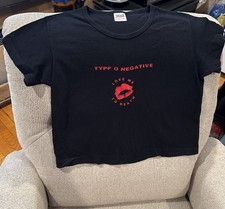 RARE Vintage Type O Negative Love Me To Death Women’s T Shirt Size Medium Grail picture