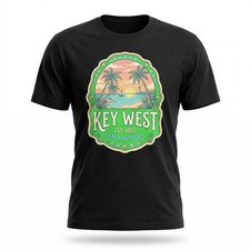 Key West Conch Republic Graphic T-Shirt Tropical Unisex Travel Tee picture