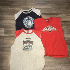 3 Rare 2003 Top Heavy Y2K Tribal Tees, Size XL picture