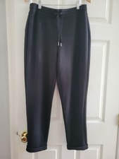 Spanx Womens AirEssentials Black Pants size Large Active Athleisure Gym Pull On picture