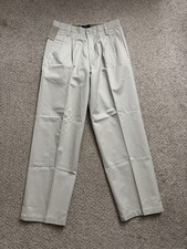 NEW Dockers Pants Mens Size 30x30 Light Beige Relaxed Fix D4 Pleated Straight picture