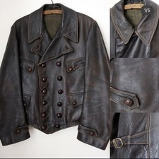 True Vintage Late 1920s German Leather Aviator Jacket picture